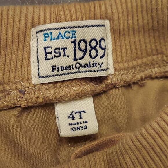 Children's Place Khaki Cargo Pull-On Pants Sz 4T - Picture 2 of 2